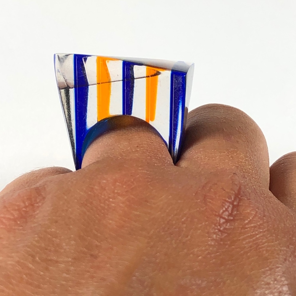Retro Fakelite ring set - Picture 6 of 8